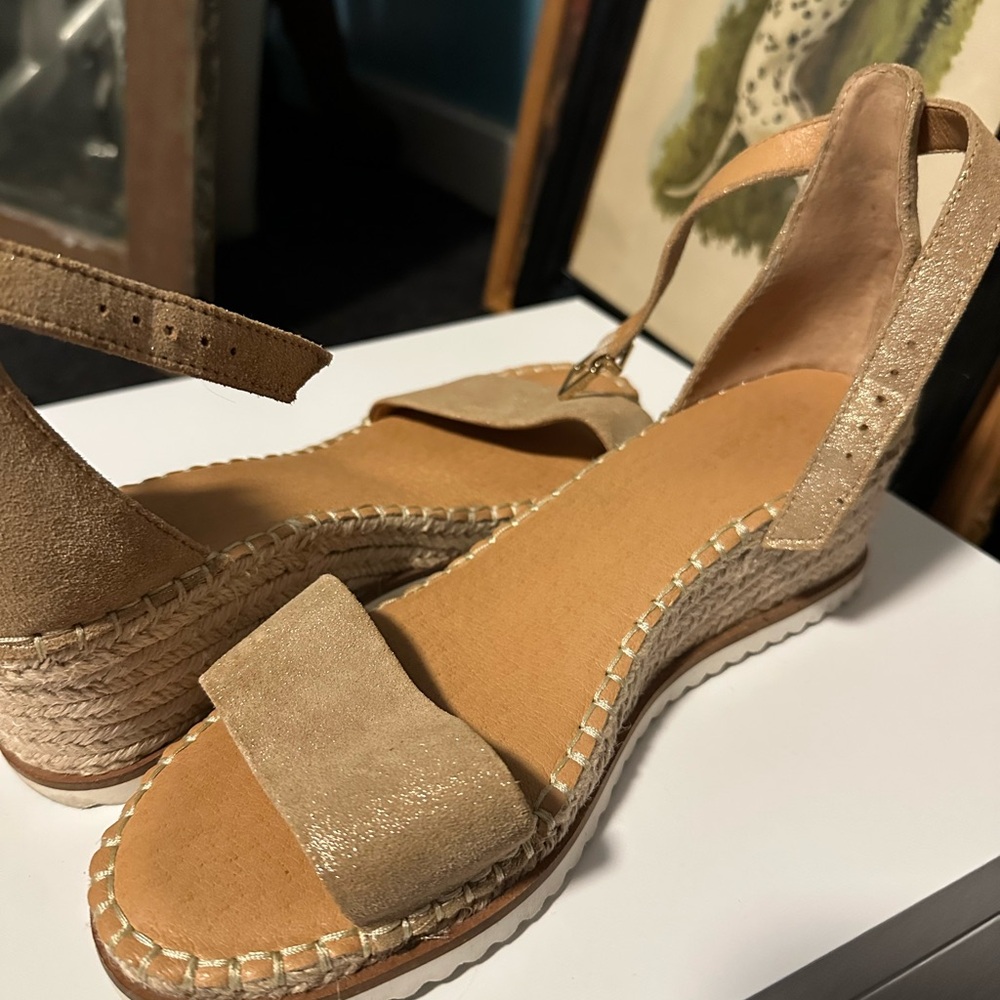 Alex Marie Beige Espadrille Sandals